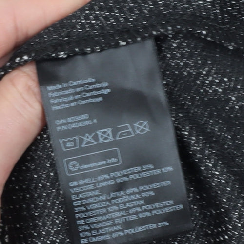 H&M Women's Black A-Line Dress Small