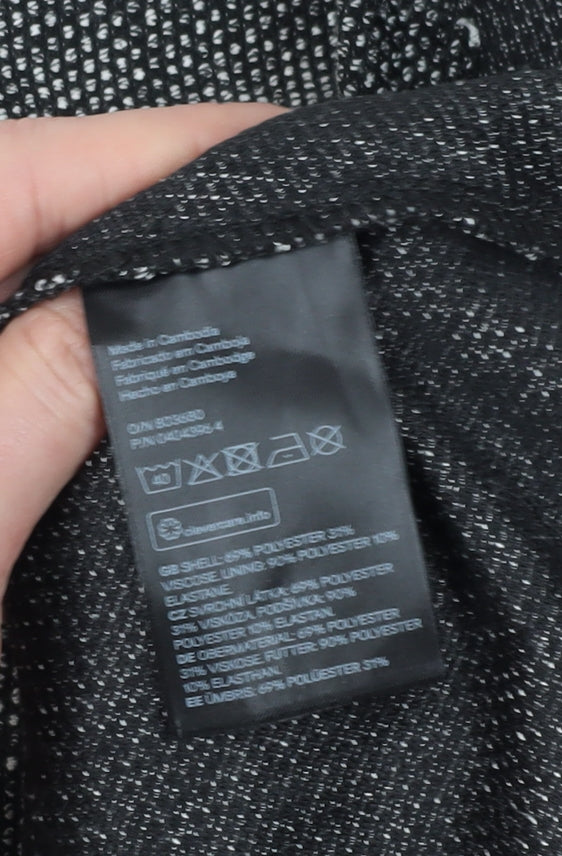 H&M Women's Black A-Line Dress Small