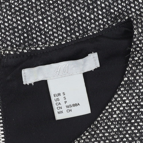 H&M Women's Black A-Line Dress Small