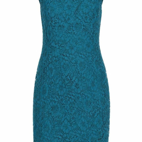 Apricot Women's Green Lace Sheath Dress S