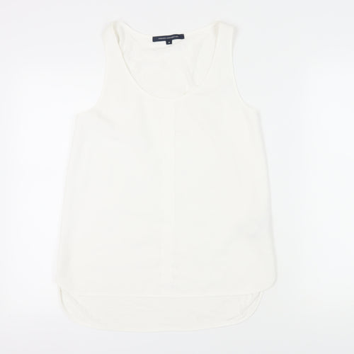 French Connection Women's White Tank Top M
