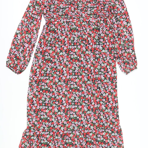 The Frolic Women's Floral Midi A-Line Dress Size 12