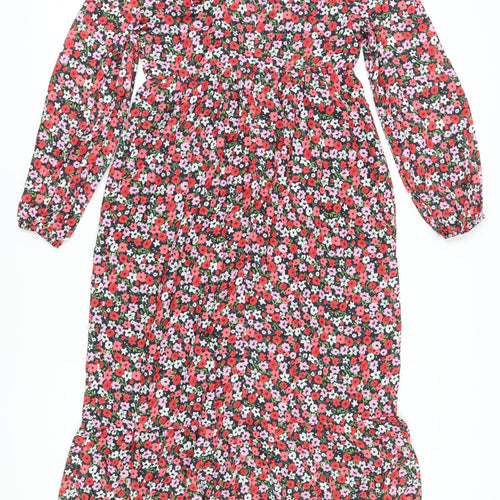 The Frolic Women's Floral Midi A-Line Dress Size 12