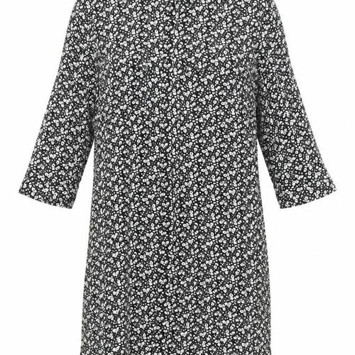 Next Women's Black Floral Shirt Dress Size 10