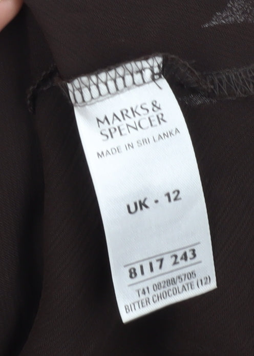 Marks and Spencer Brown Women's Cover Up Size 12