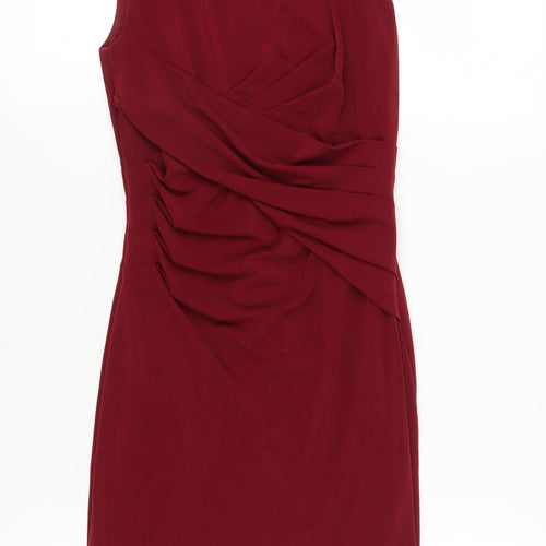 Banana Republic Women’s Red Sheath Dress, Size 2