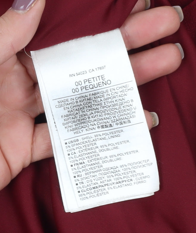 Banana Republic Women’s Red Sheath Dress, Size 2