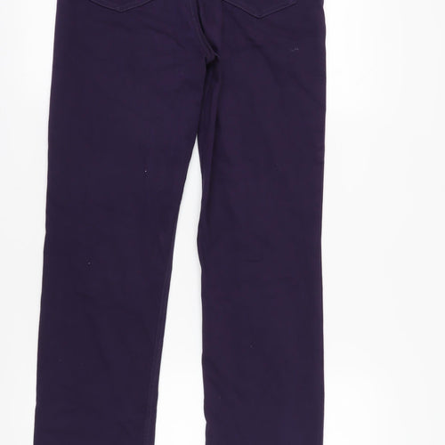 Marks and Spencer Women's Purple Straight Jeans Size 12