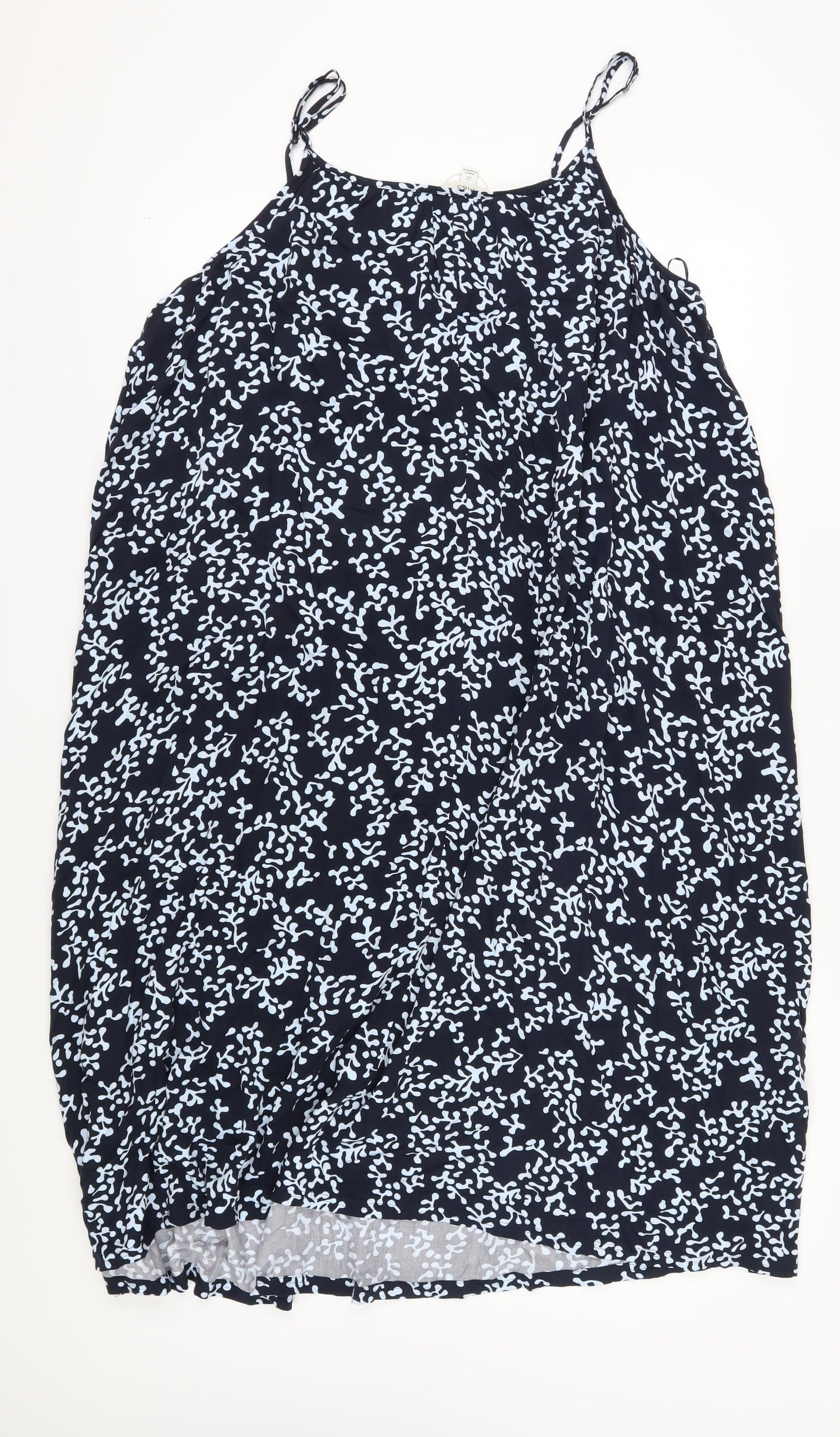 Marks and Spencer Women’s Black Floral Slip Dress Size 22