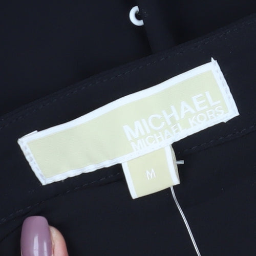 Michael Kors Women's Black Polka Dot Skirt M