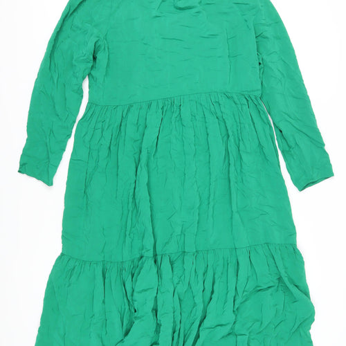 Finery Women's Green Maxi Dress Size 16