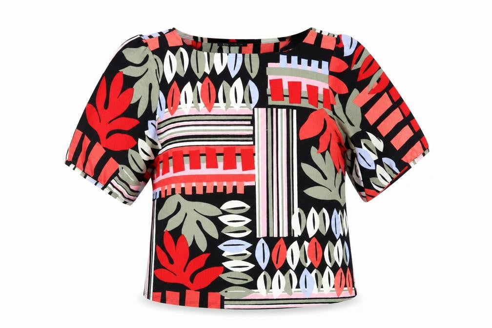Front view of Marks & Spencer Women's Geometric Blouse