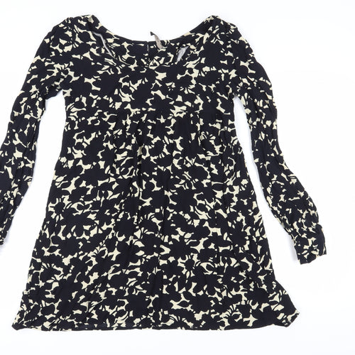 Topshop Women's Black Shift Dress Size 14