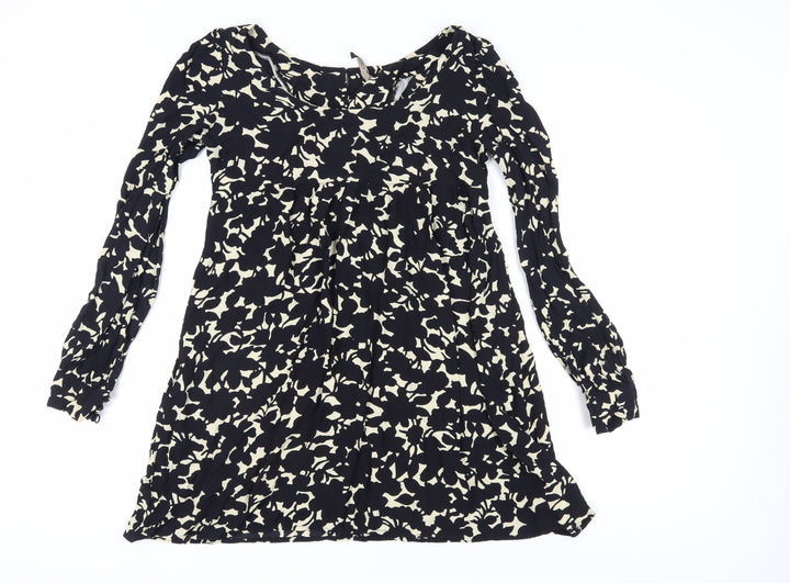Topshop Women's Black Shift Dress Size 14