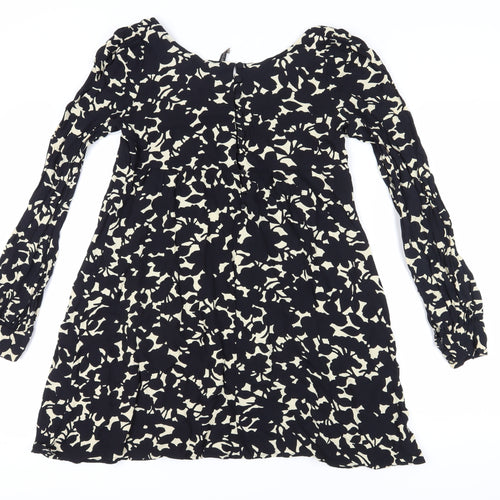 Topshop Women's Black Shift Dress Size 14