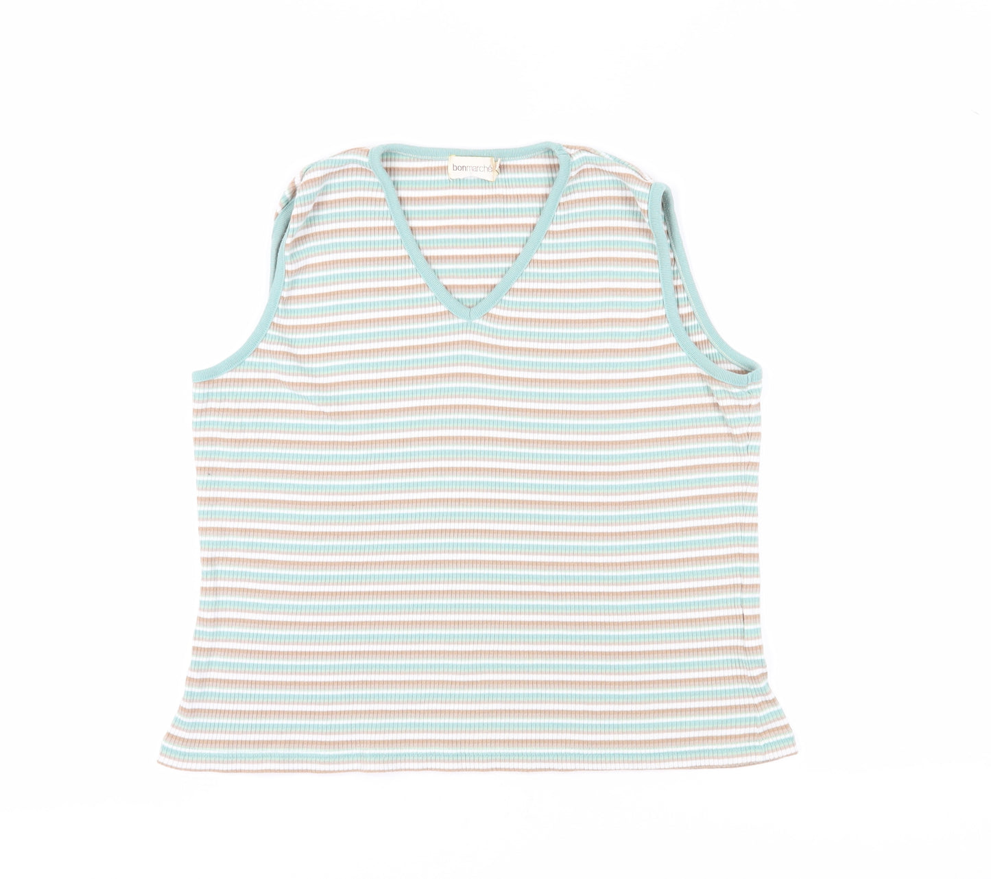 Bonmarché Women's Multicoloured XL Striped Tank