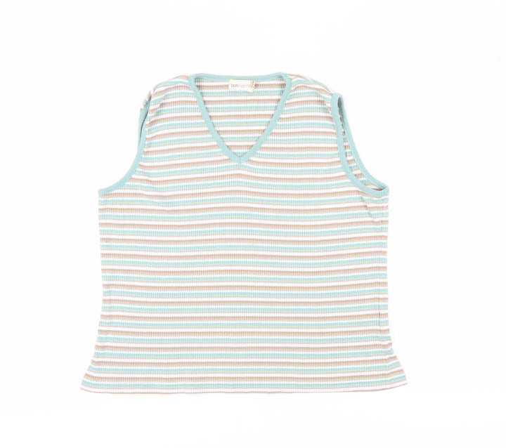 Bonmarché Women's Multicoloured XL Striped Tank