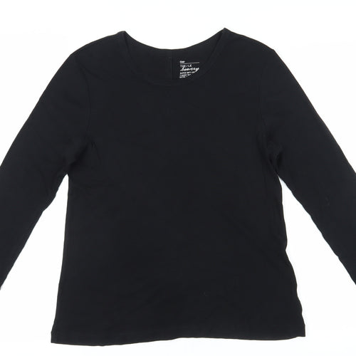Gap Unisex Black XL Long Sleeve Jersey T-Shirt