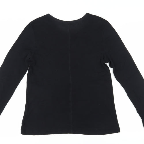 Gap Unisex Black XL Long Sleeve Jersey T-Shirt