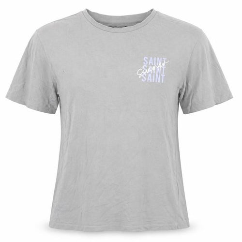 S+S Women's Grey T-Shirt, Size 10, Casual Crew Neck