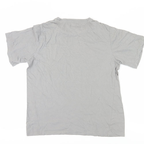 S+S Women's Grey T-Shirt, Size 10, Casual Crew Neck