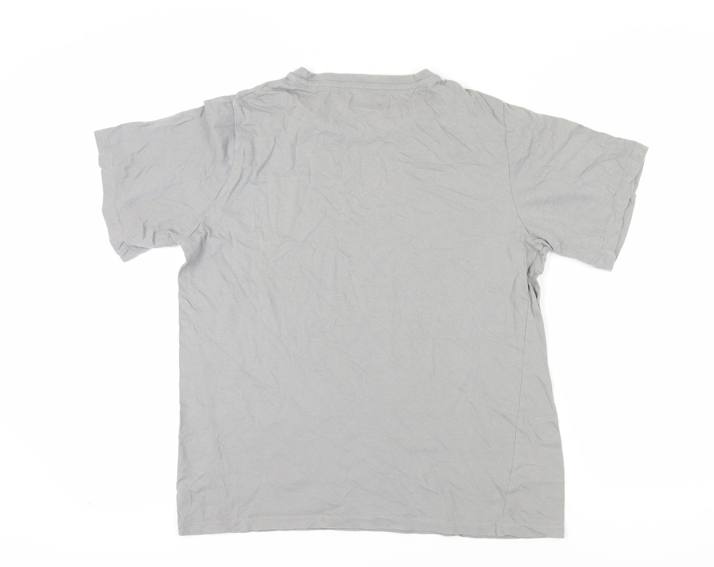 S+S Women's Grey T-Shirt, Size 10, Casual Crew Neck