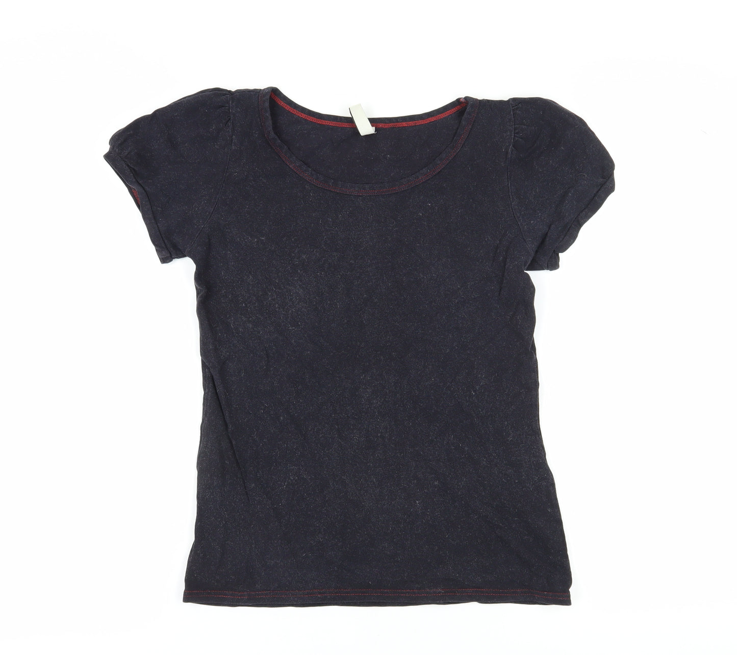 People Tree Women's Black Slim Fit T-Shirt