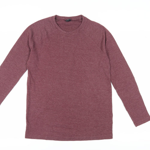 Cotton Traders Women's Red Jersey Long Sleeve T-Shirt, L