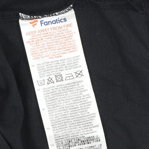 Men's Fanatics Black Polo Shirt, Size S
