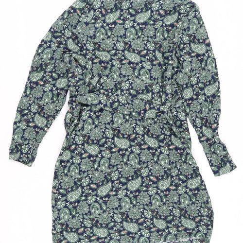 Boden Women’s Green Paisley Wrap Dress Size 16