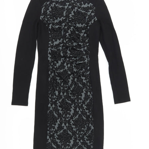 Phase Eight Women's Black Sheath Dress Size 10