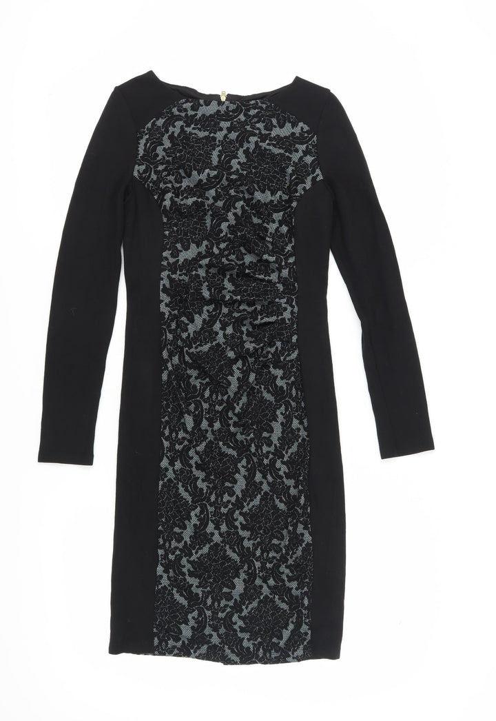 Phase Eight Women's Black Sheath Dress Size 10