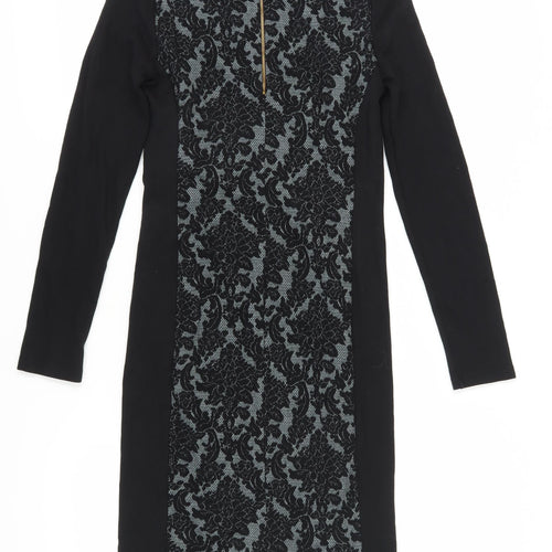 Phase Eight Women's Black Sheath Dress Size 10