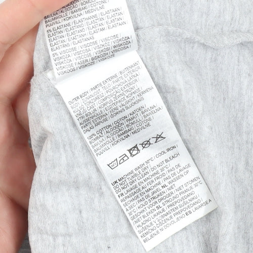 Golddigga Women's Grey Tank Top Size 18 Jersey Style