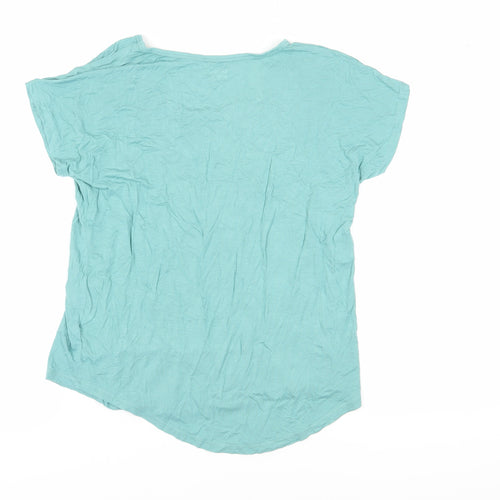 Lands' End Women's Green Petite T-Shirt, Size S