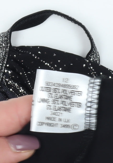 Jane Norman Women's Black Floral Camisole Size 12