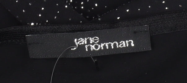 Jane Norman Women's Black Floral Camisole Size 12