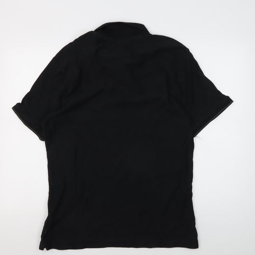 Steel & Jelly Men's Black XL Polo Shirt, Cotton