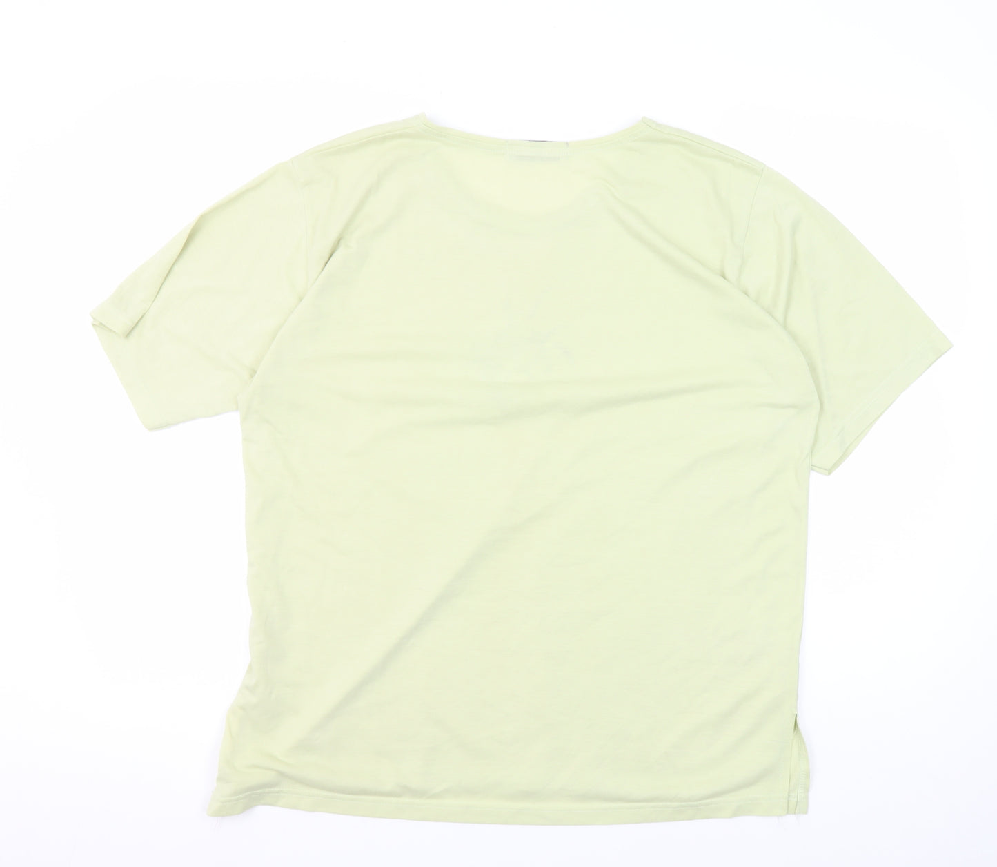 Hoang Collection Green Embroidered XL T-Shirt