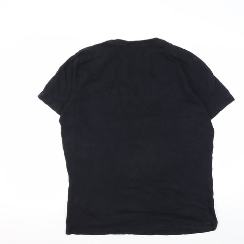 Diesel Black Unisex L Basic Cotton T-Shirt