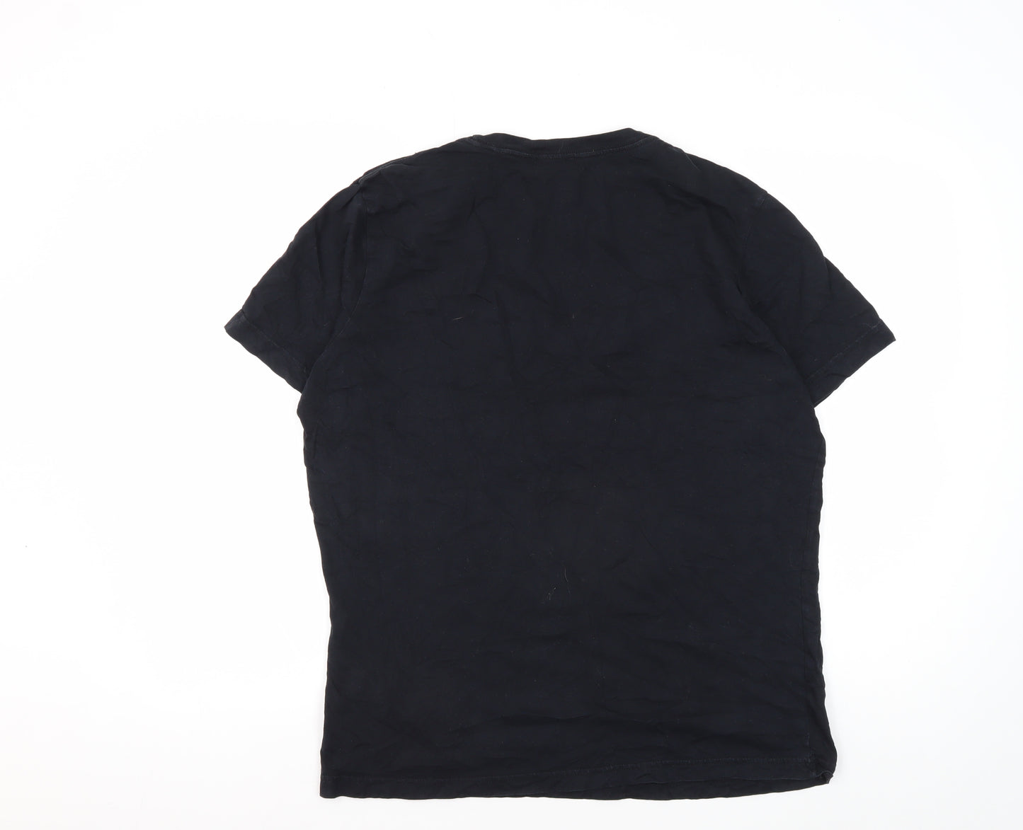 Diesel Black Unisex L Basic Cotton T-Shirt