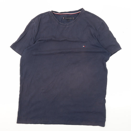 Tommy Hilfiger Men's Blue Crew Neck T-Shirt L