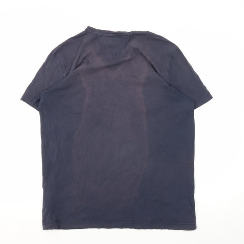 Tommy Hilfiger Men's Blue Crew Neck T-Shirt L