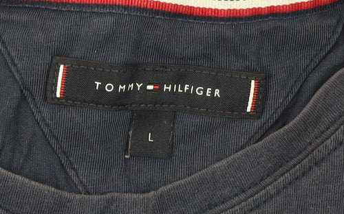 Tommy Hilfiger Men's Blue Crew Neck T-Shirt L