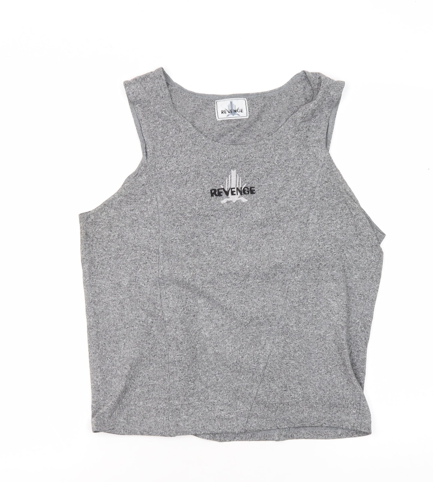 Revenge Grey Unisex Tank Top M - Breathable Activewear