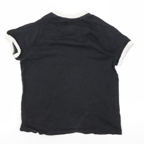 Adidas Boys Black T-Shirt 9-10 Years Sports Style