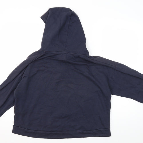 Jack Wills Women's Navy Hoodie UK 14 with Hood