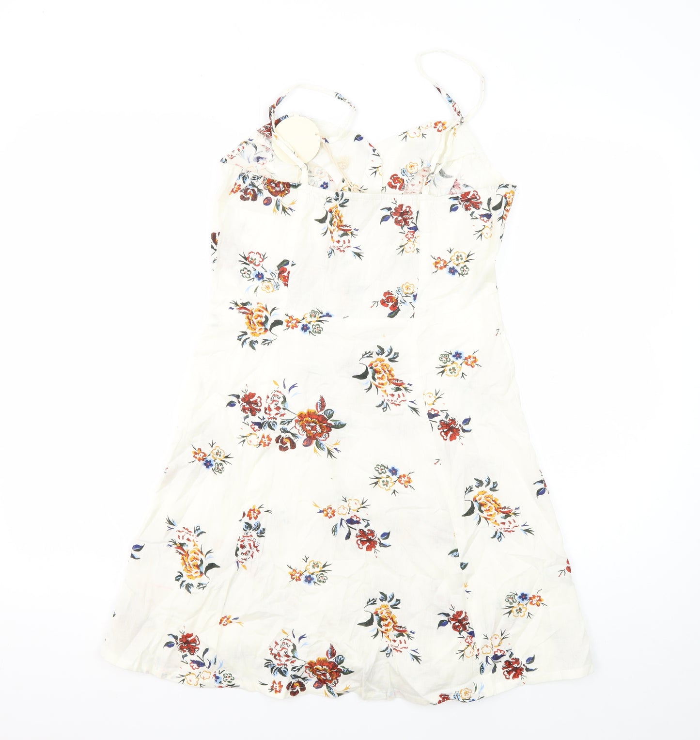 Earth Angel Women's Multicoloured Floral A-Line Dress XS