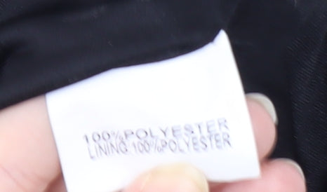 IVIVI Women's Tulip Skirt, Black & Green, Size L