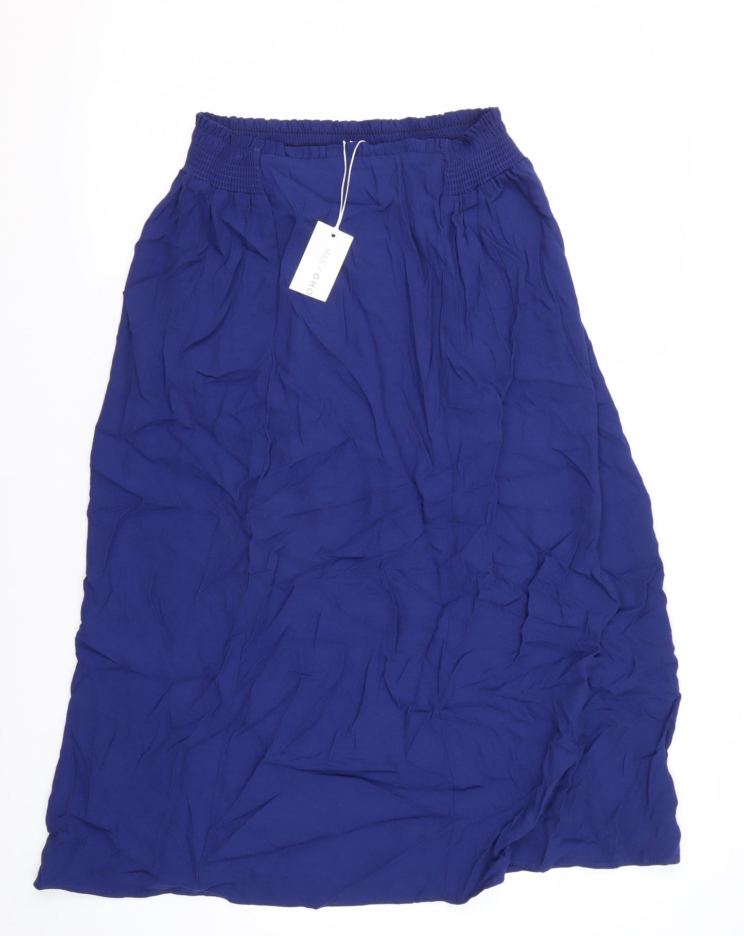 Marks and Spencer Women’s Blue Midi Skirt, Size 10